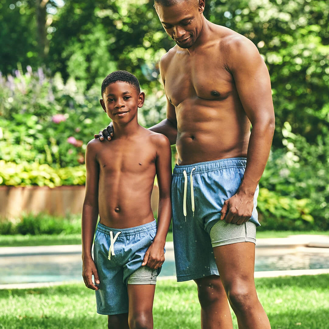 Kids One Short | Blue 5 Kids One Short | Blue - Image 3